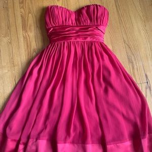 Bcbg generation size 2 strapless dress. Worn once, dry cleaned since worn.